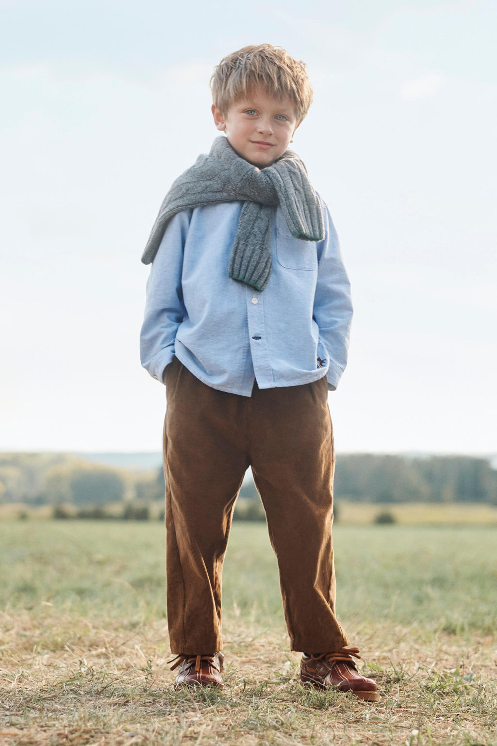 LIMITED EDITION EMBROIDERED FOX OXFORD SHIRT