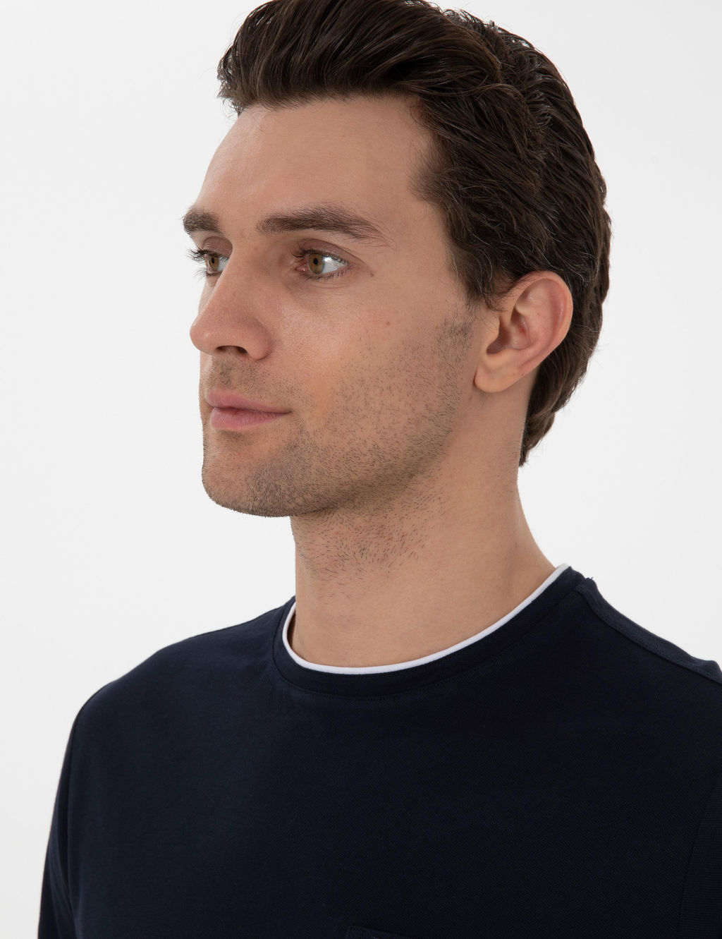 Lacivert Regular Fit Cepli T-shirt - Cacharel фото 2