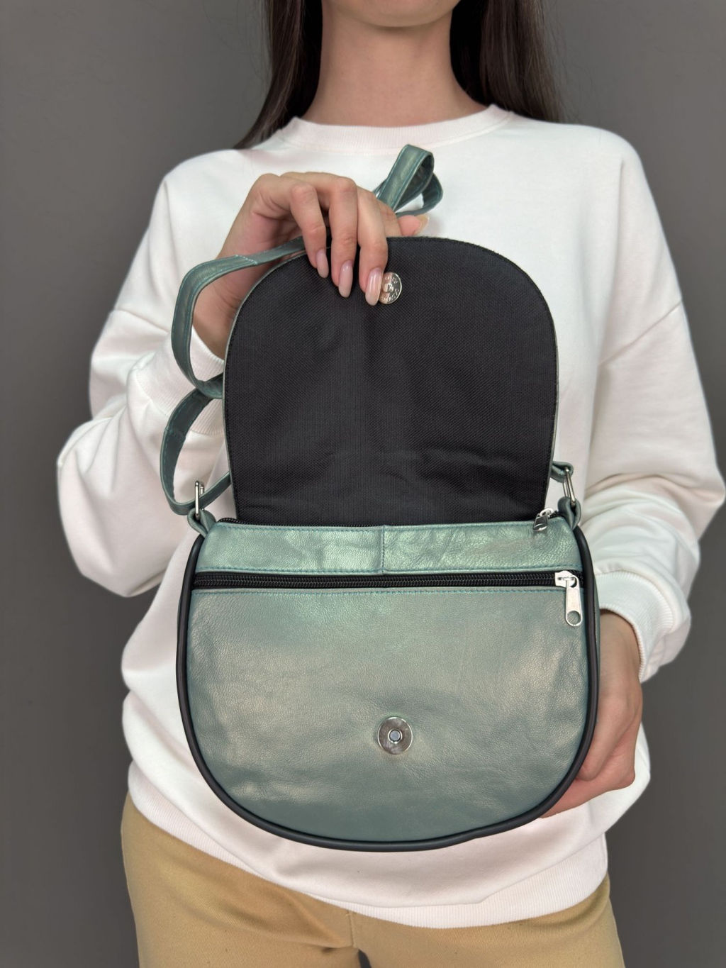 Сумка женская из телячьей кожи