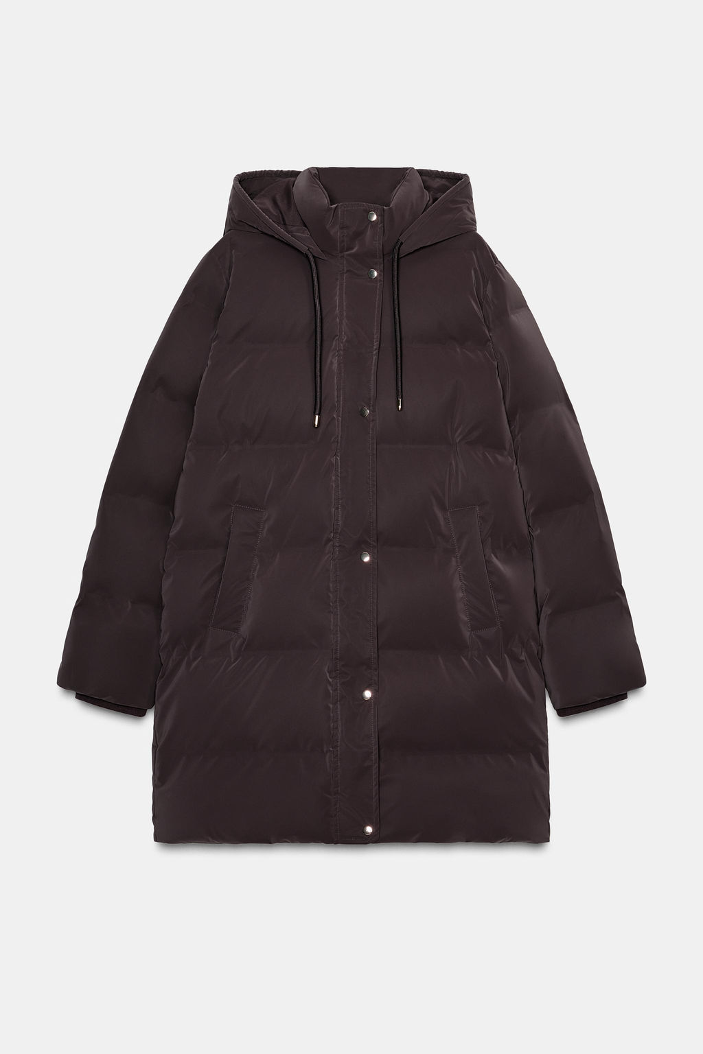 WINDPROOF RUBBERISED FABRIC MID-LENGTH ANORAK - Zara фото 5