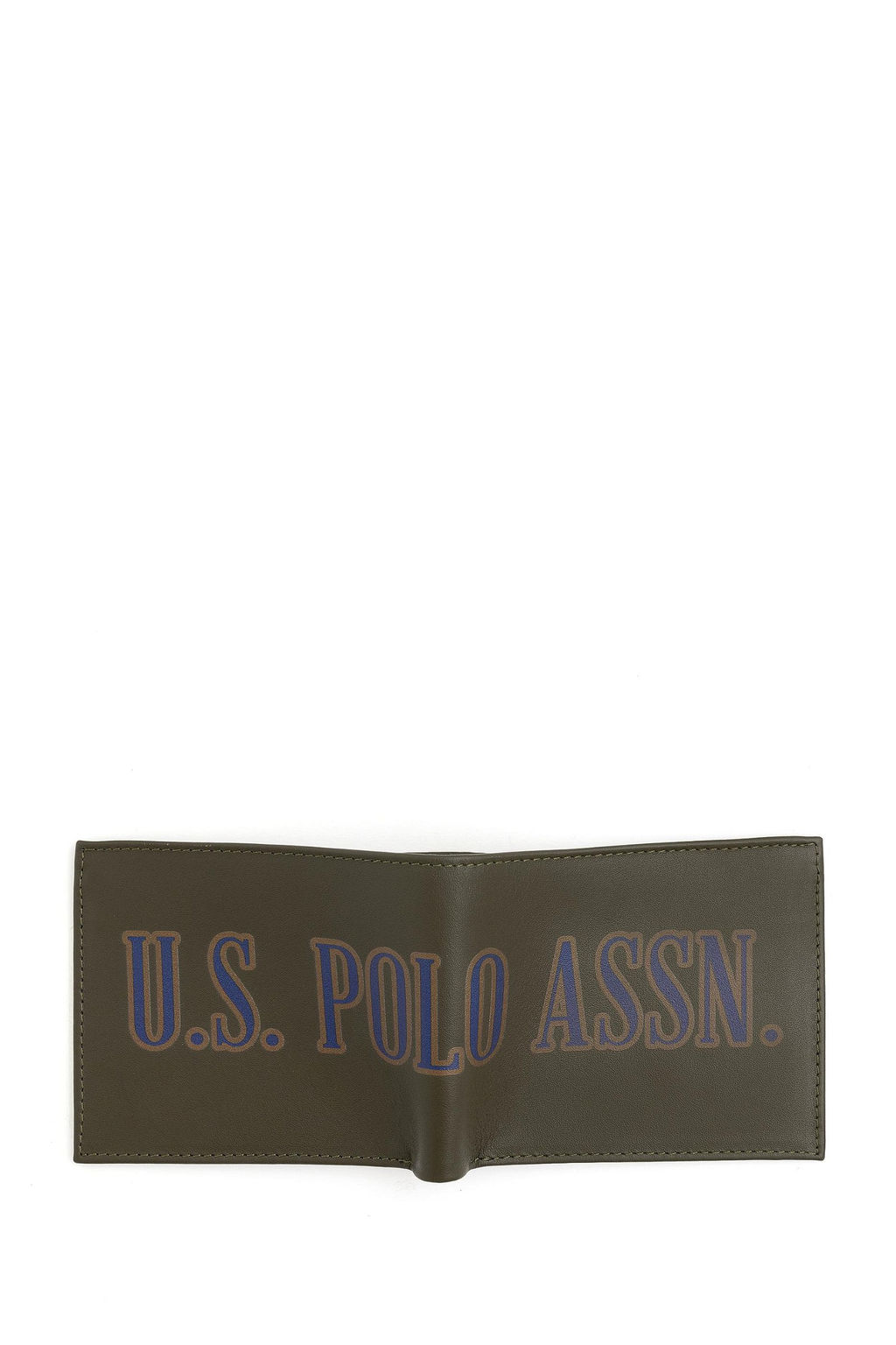 Мужской кошелек цвета хаки - U.s. polo assn фото 7