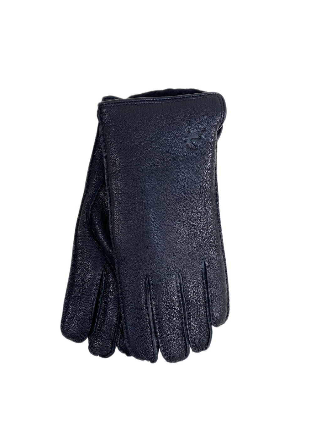 Перчатки мужские из натуральной кожи цвет черный