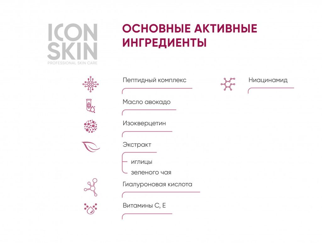 Крем для кожи вокруг глаз от отёков с гиалуроновой кислотой. Проф. уход 35+. 15мл. - Icon skin фото 3