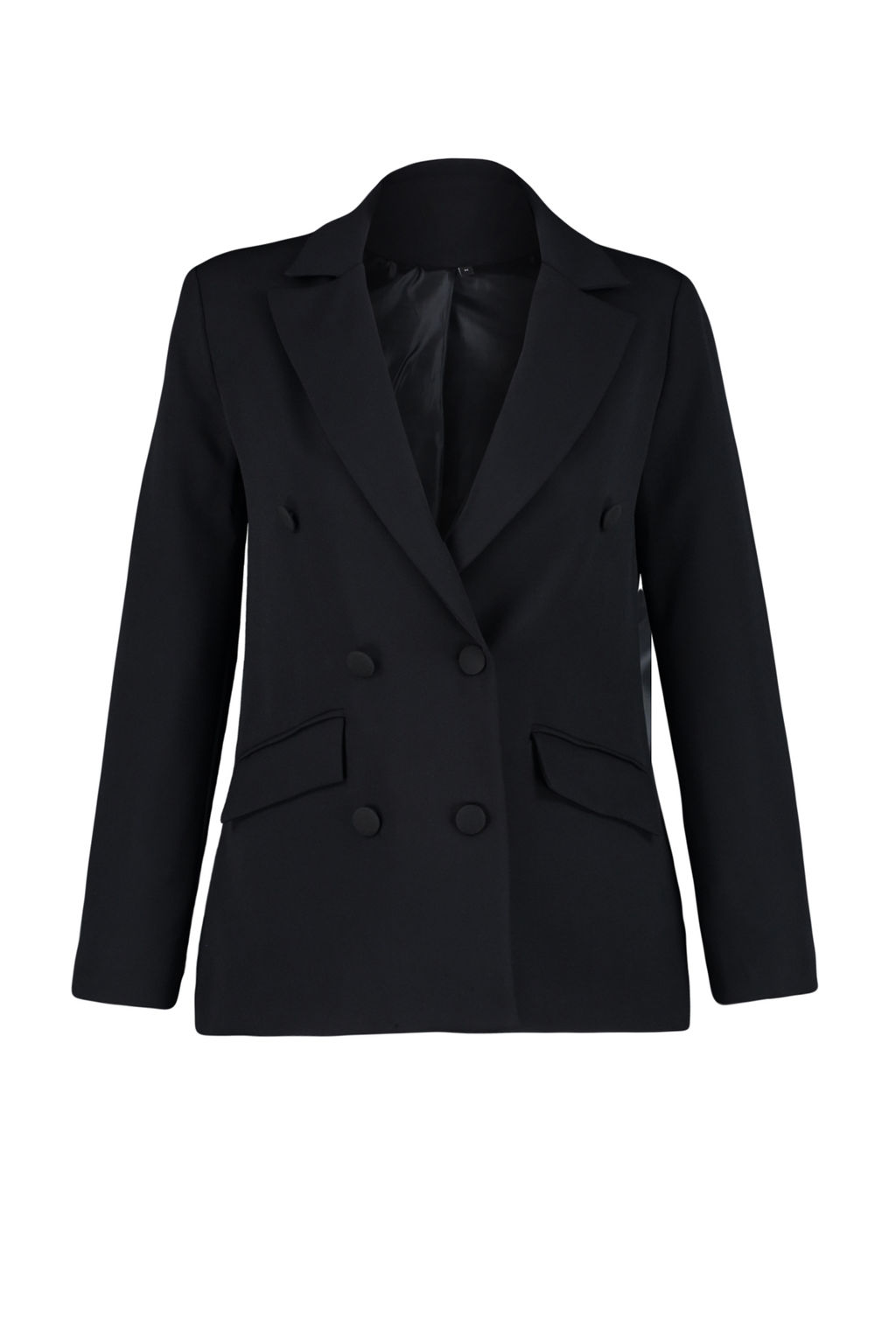 Siyah Regular Astarl? Dokuma Blazer Ceket TWOSS21CE0137