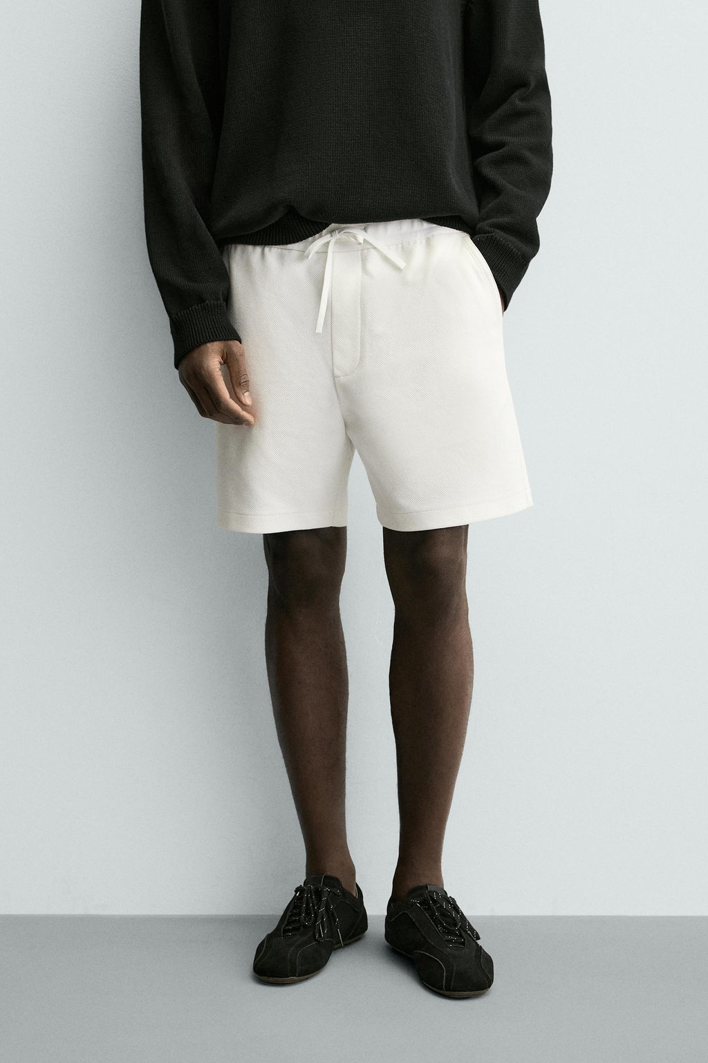 COMFORT TEXTURED BERMUDA SHORTS - Zara фото 10