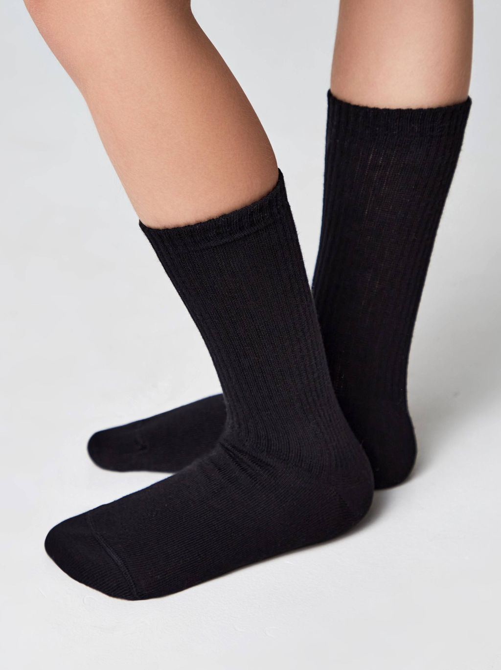 Цена за 2 пары CONTE-KIDS Удлиненные носки ACTIVE черный - Conte elegant фото 5
