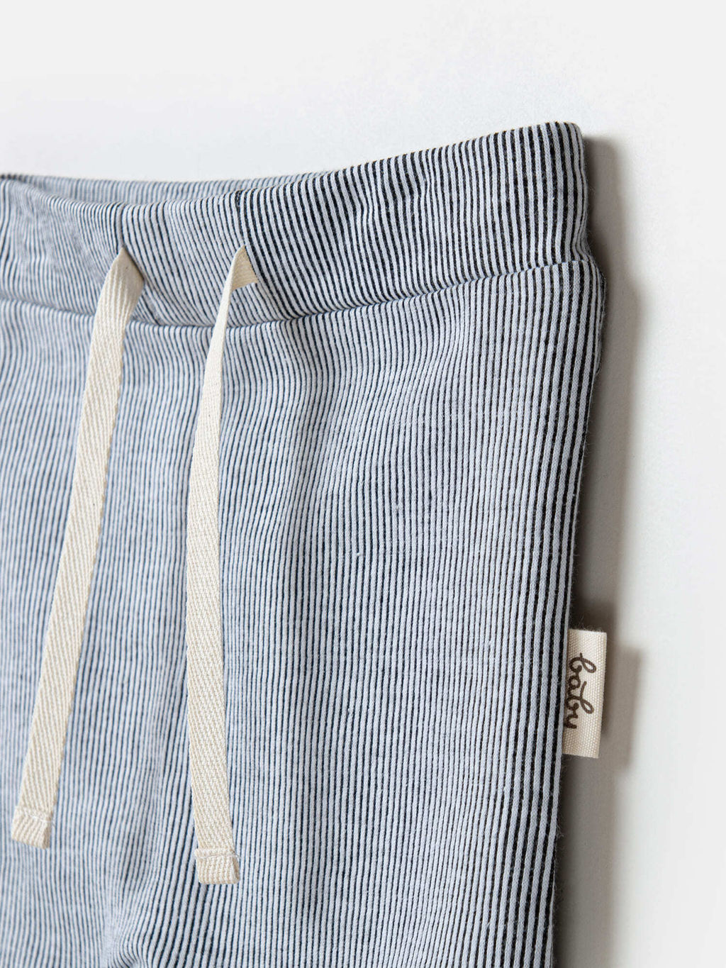 Джоггеры облегченные Полоска Уголь 0+ - Bungly фото 3