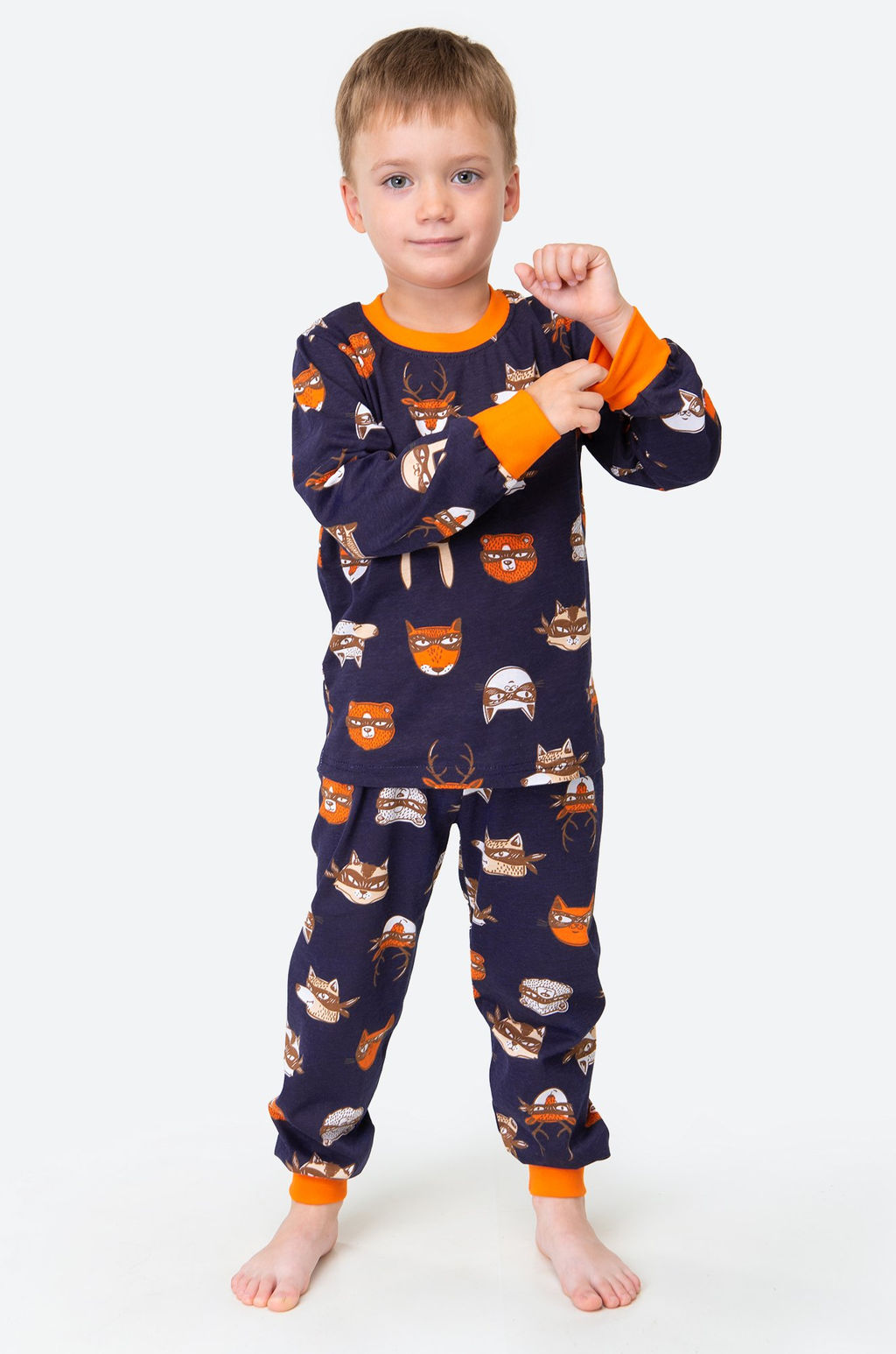Хлопковая пижама для мальчика Bonito  фото 2