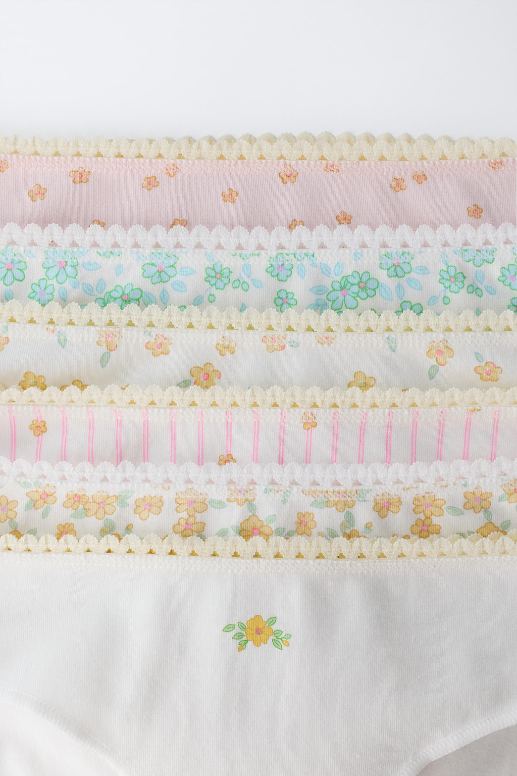 6-14 A?OS/ PACK SEIS BRAGUITAS FLORES / Multicolor - Zara фото 2