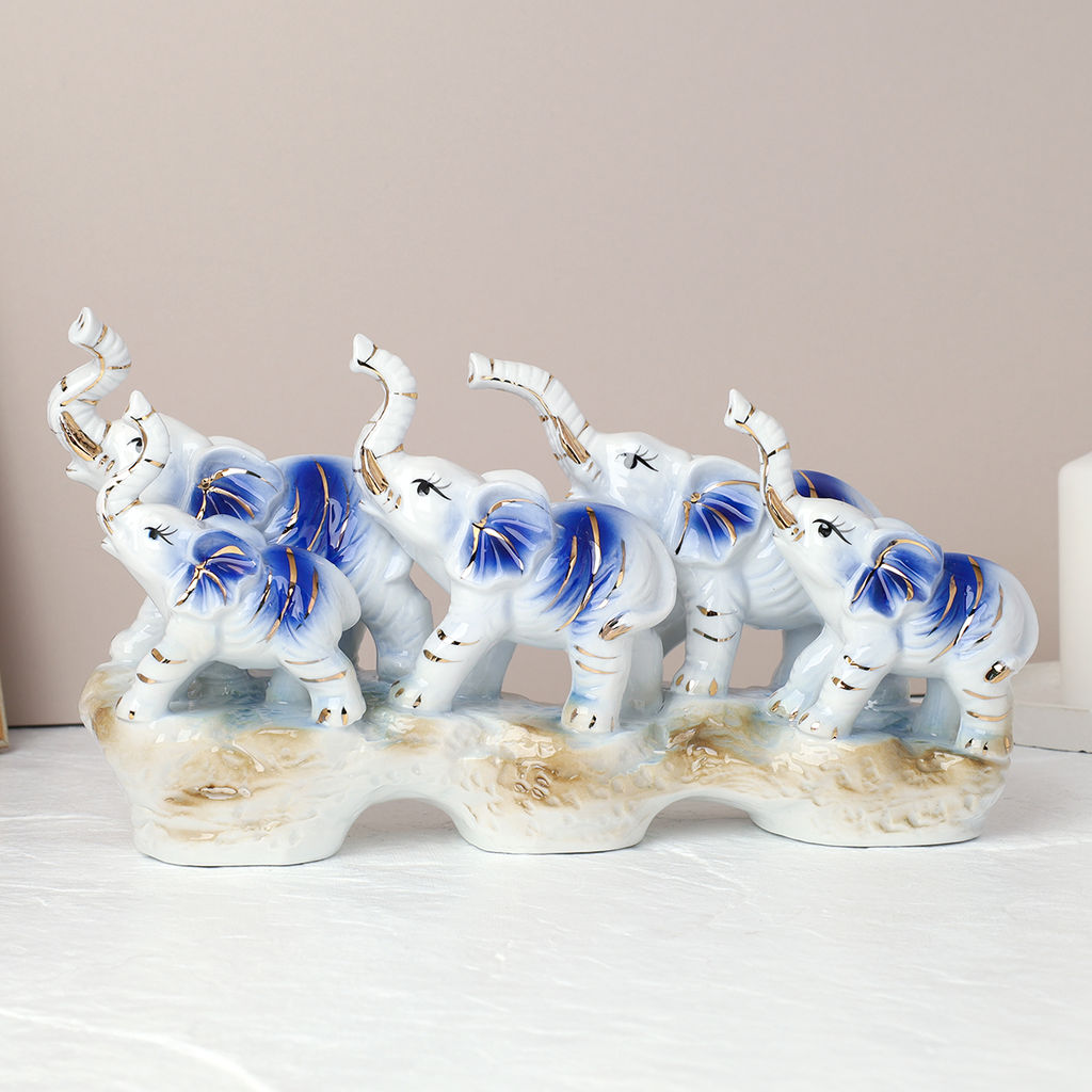 Статуэтка Слоны 13х23 см / W124 /уп 36/