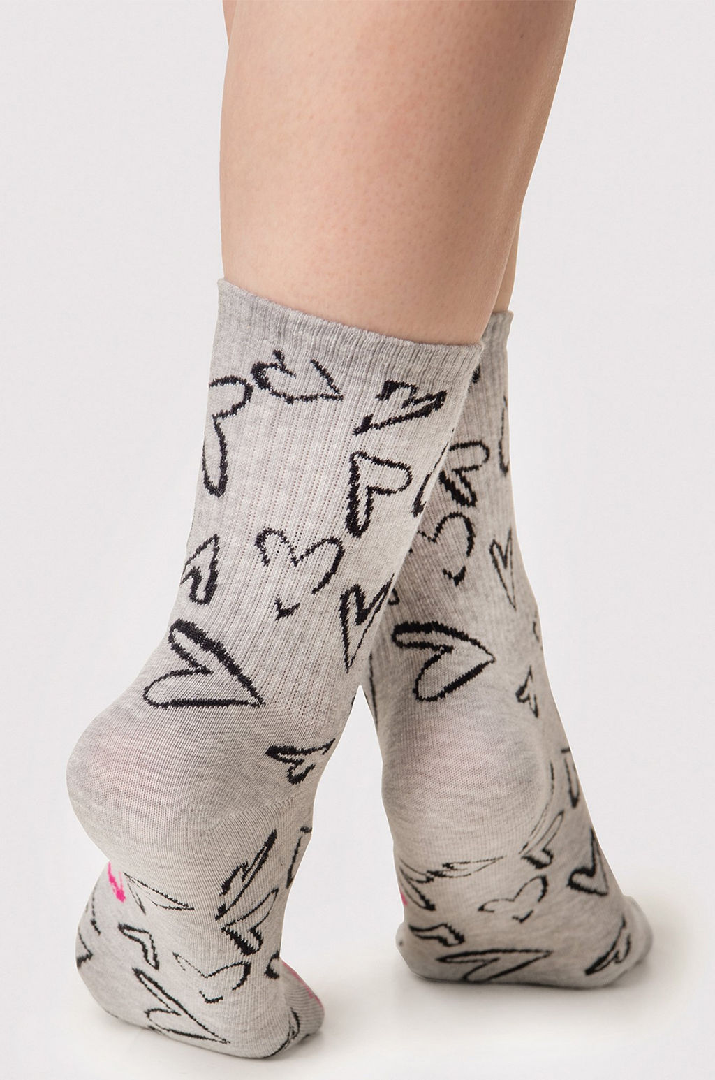 Женские носки из натурального хлопка Happy Fox  фото 3