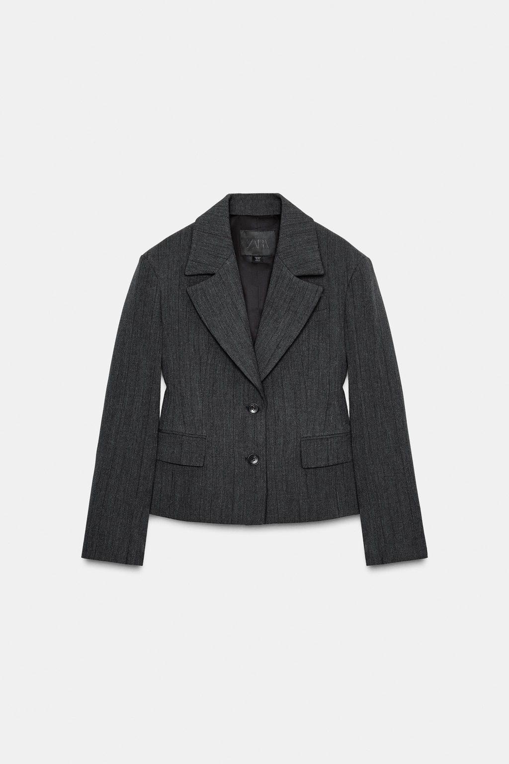 ZW COLLECTION TEXTURED TAILORED BLAZER - Zara фото 3