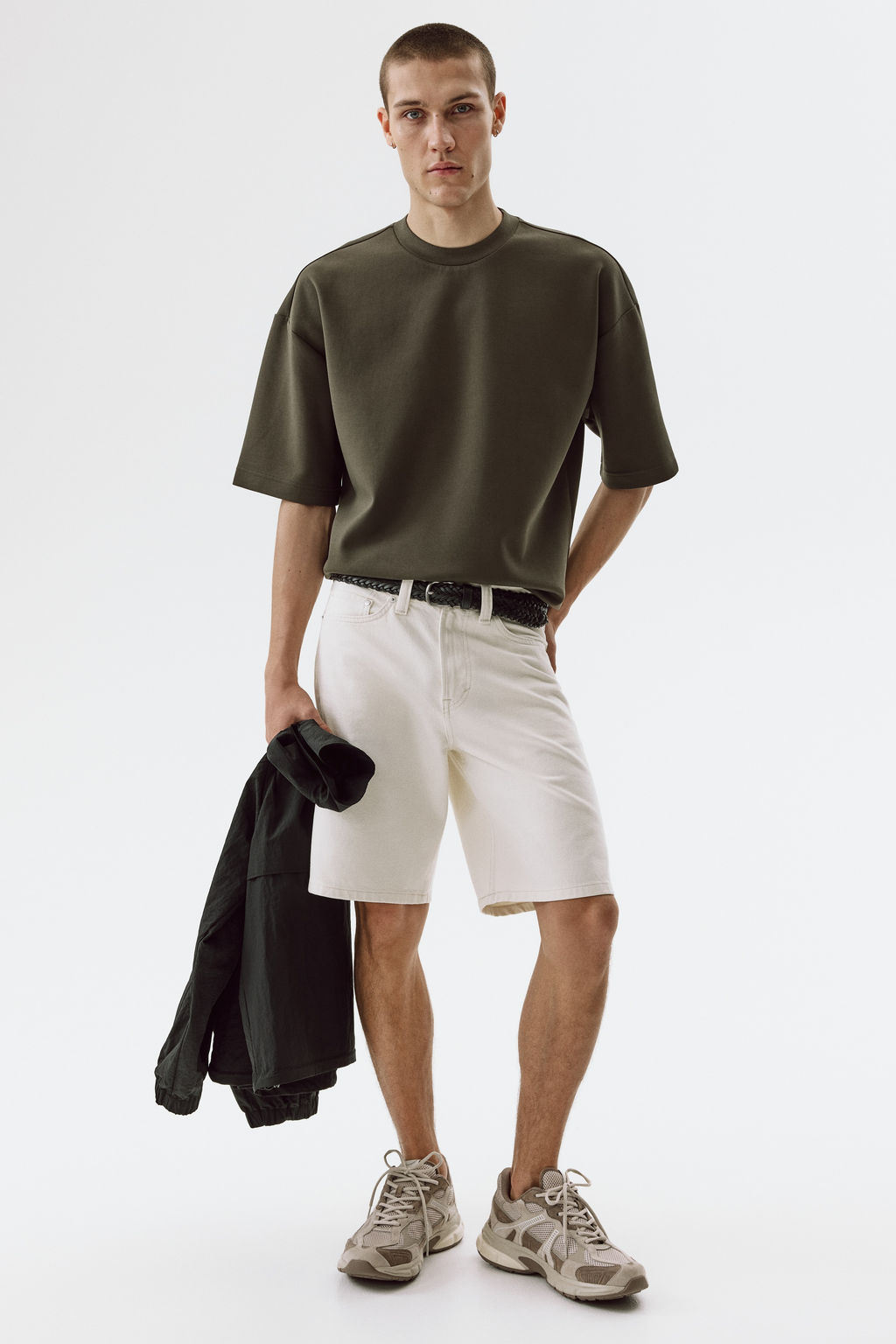 Camiseta efecto neopreno Oversized Fit - H&m фото 5