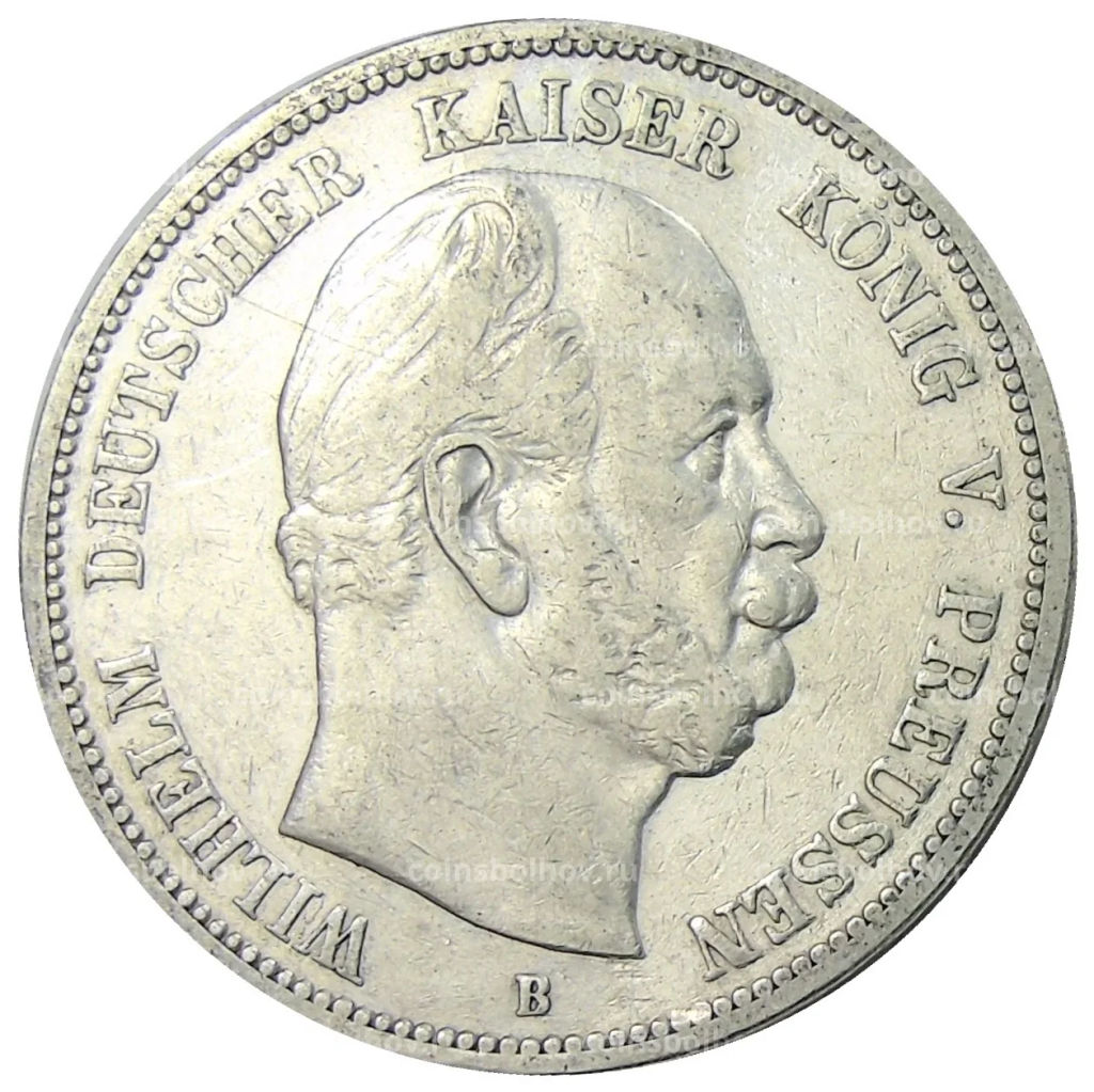 5 марок 1876 года В Германия (Пруссия)