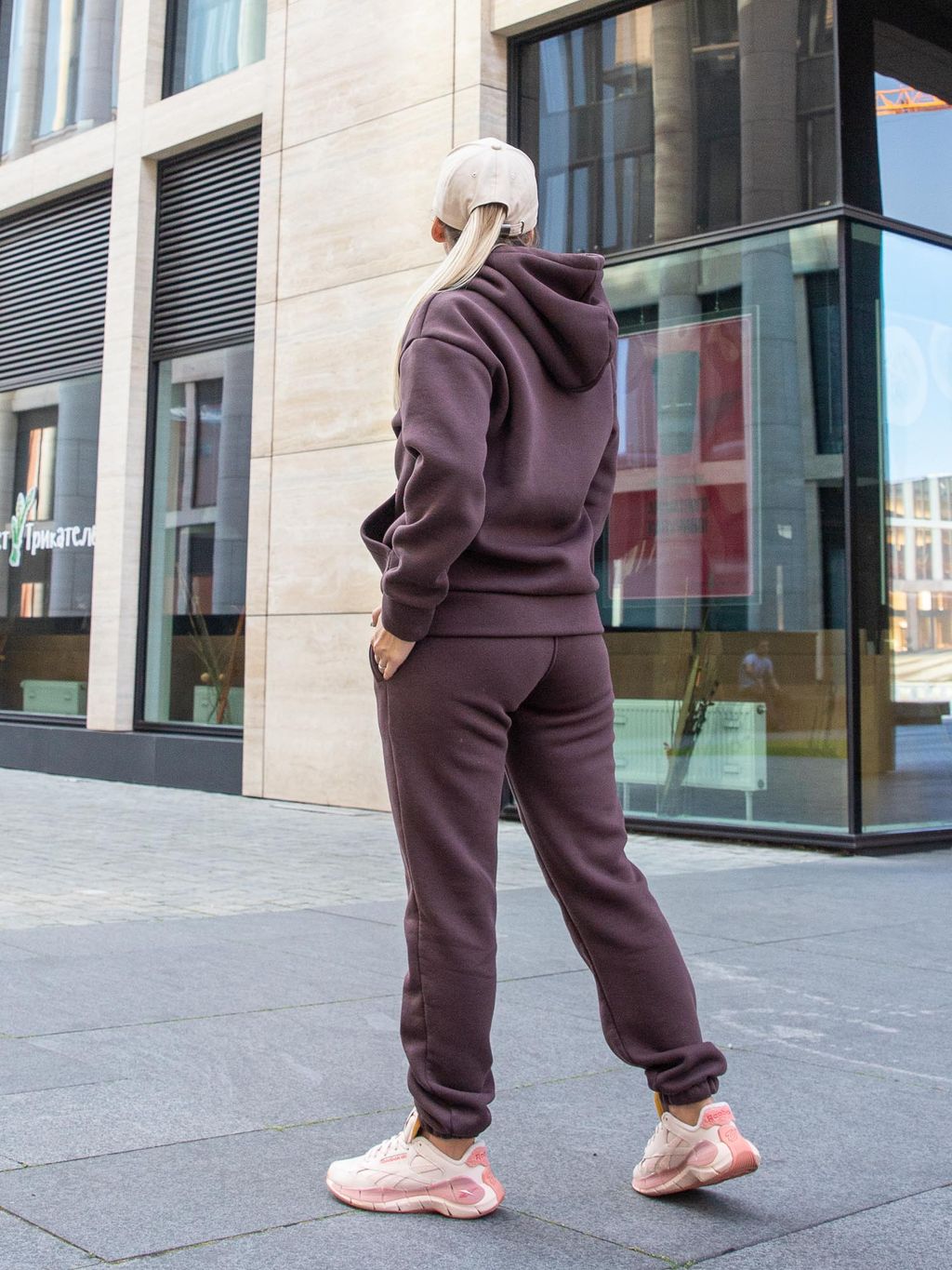 Женский Спортивный костюм БД030 шоколад от Спортсоло