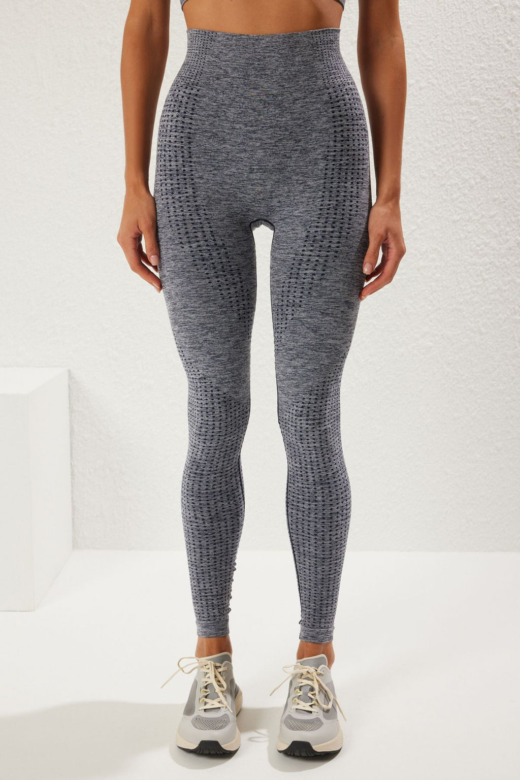 TRENDYOLMILLA Lila Seamless/Dikissiz Tam Boy Orme Spor Tayt TWOSS21TY0024  фото 17