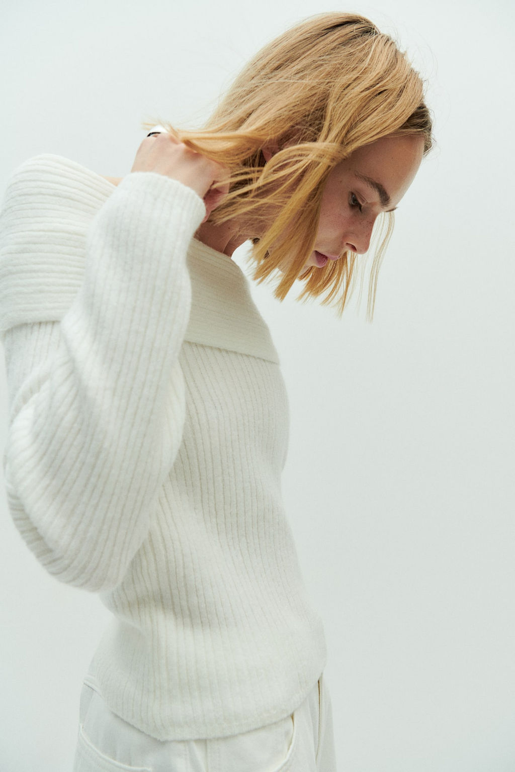 Jersey off-the-shoulder - H&m фото 3