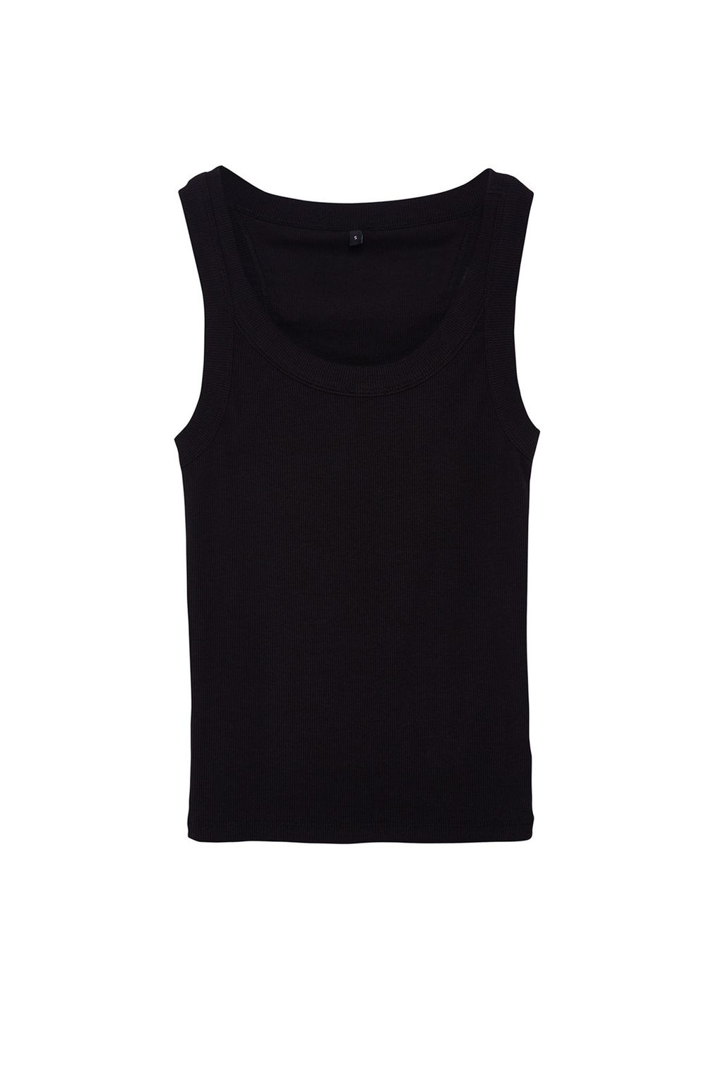 Siyah Havuz Yaka Regular Boy Fitilli Esnek Vucuda Oturan Orme Atlet TWOSS24AL00060