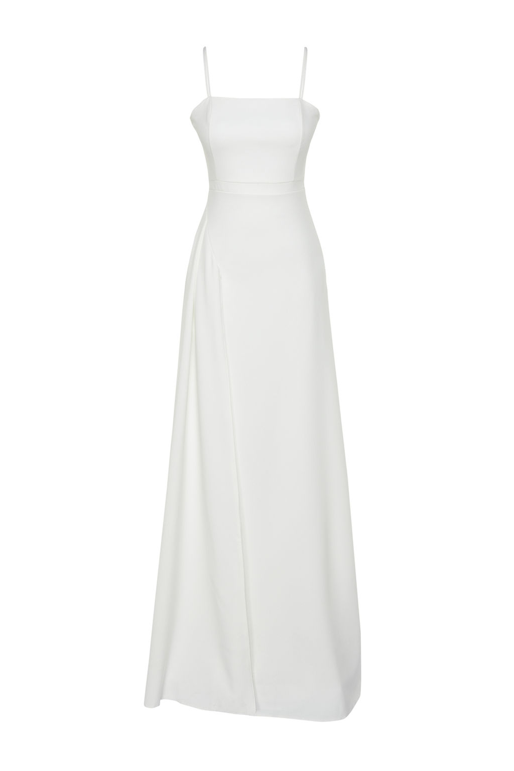 Bridal Beyaz A-Kesim Dokuma S?k Abiye Gece Mezuniyet Elbisesi TPRSS19FZ0511