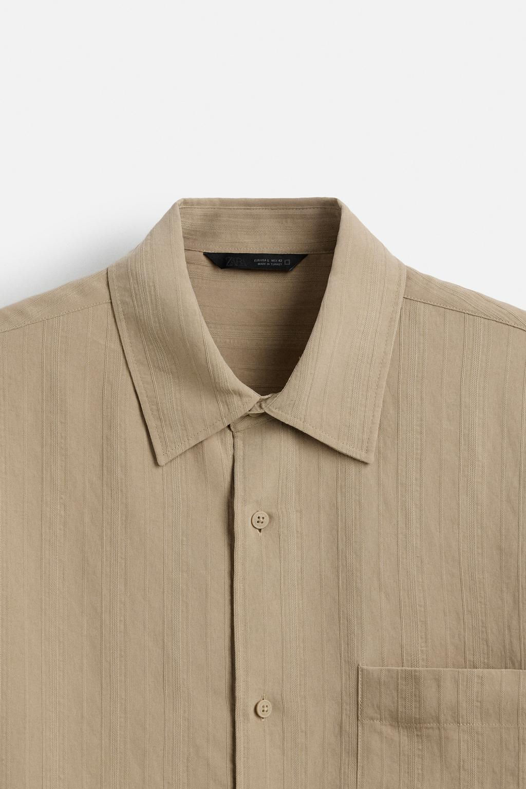 FLOWING SHIRT WITH POCKET - Zara фото 10