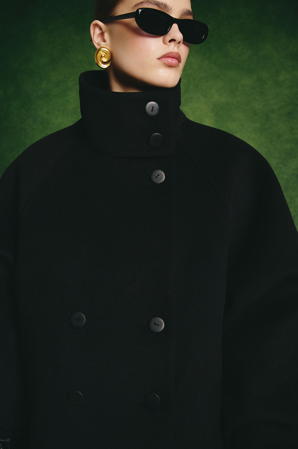 Пальто двубортное с рукавом реглан - Mollis фото 2