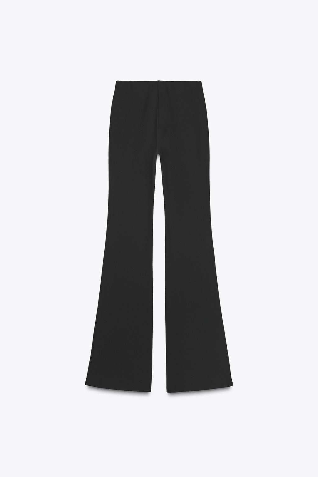 CREPE FLARE TROUSERS - Zara фото 14