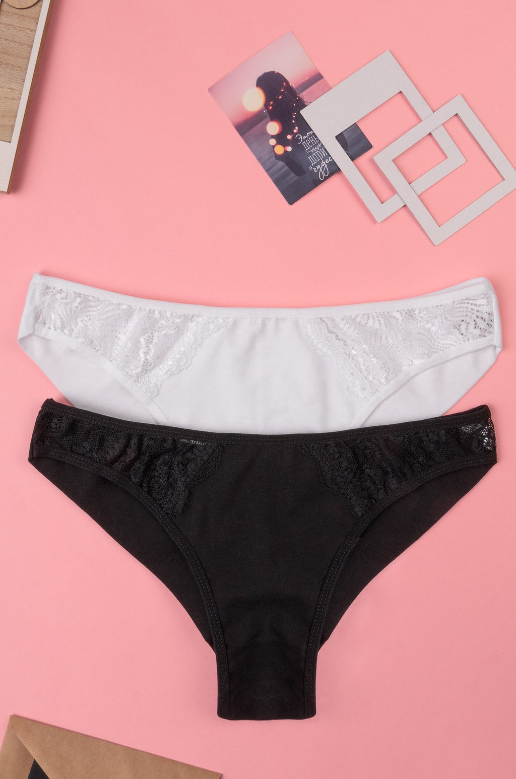 Женские трусы-бразилиана 2 шт. Donella  фото 10