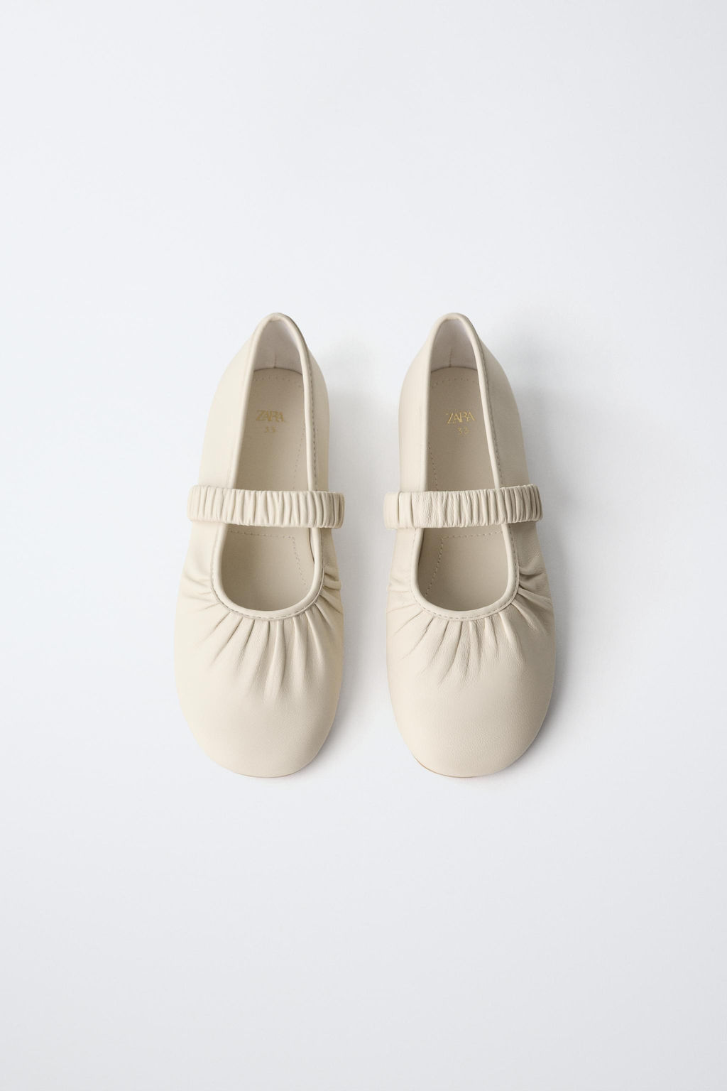 BAILARINA PIEL / Blanco - Zara фото 4