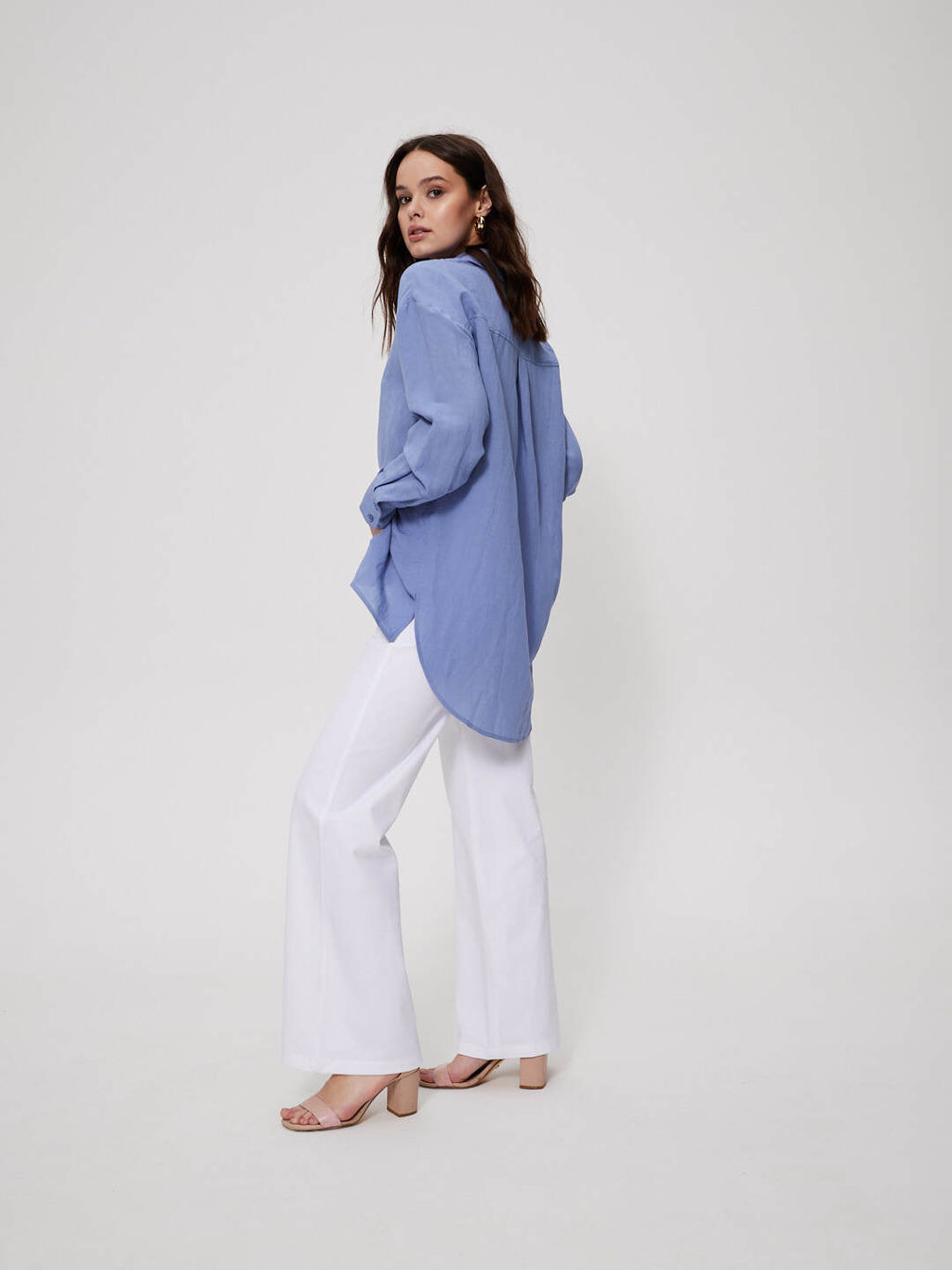 Рубашка 322.030056/голубой - Seven senses фото 9