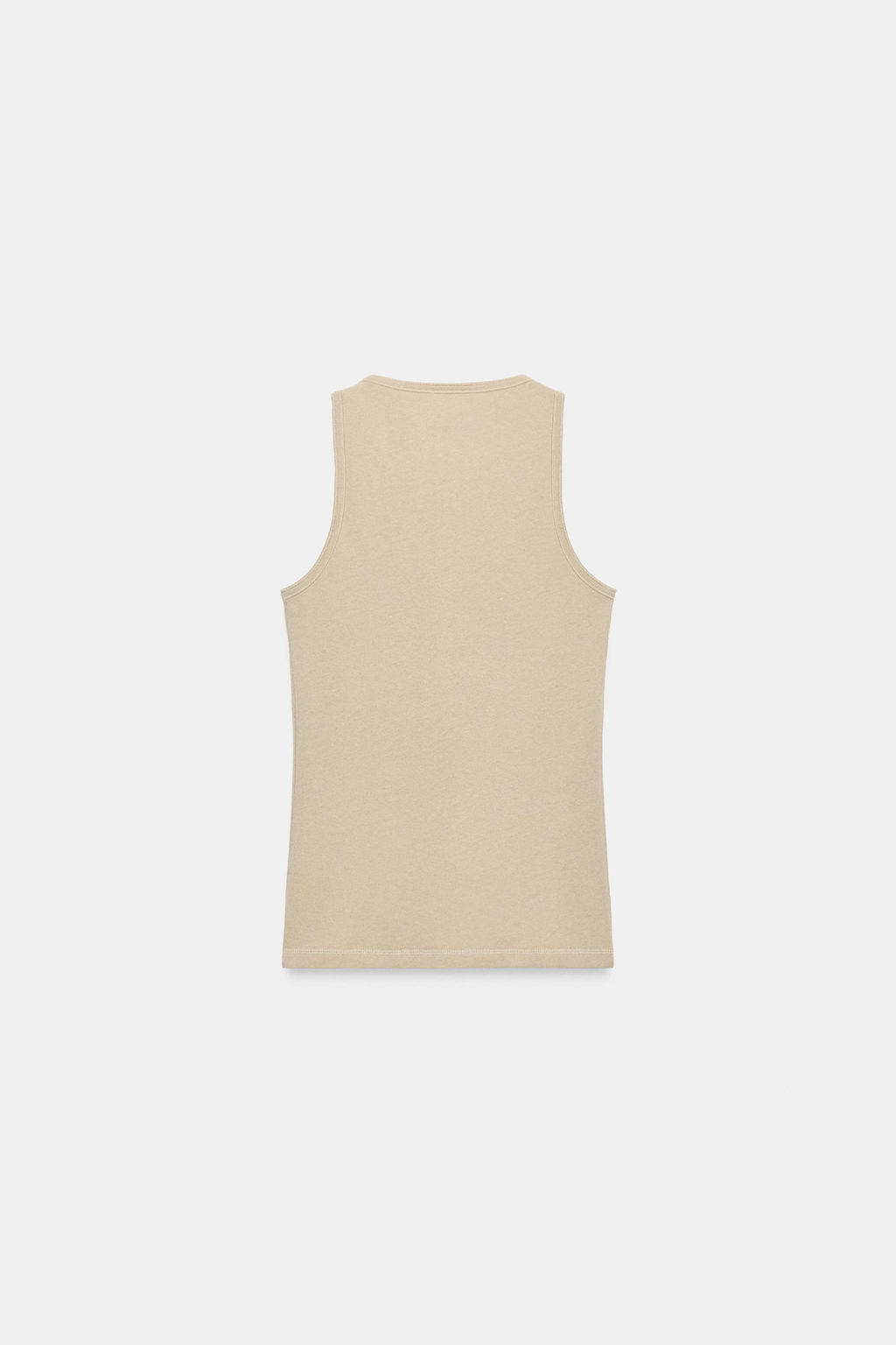 TOP BOTONES CON LINO / Piedra