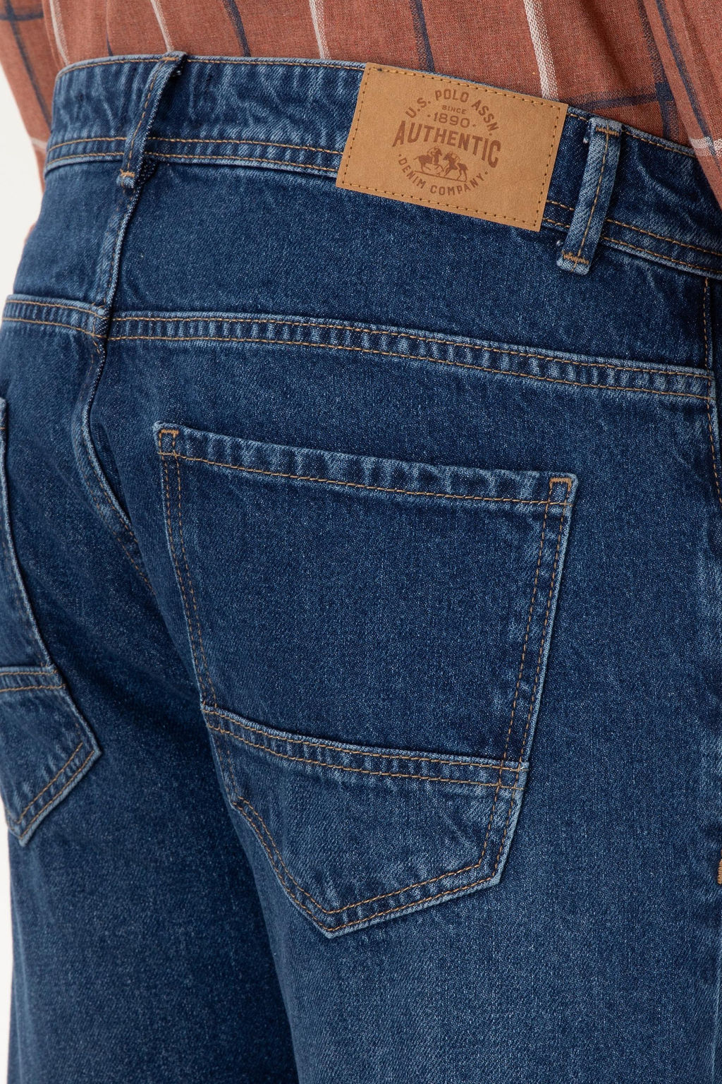 Мужские синие джинсовые брюки - U.s. polo assn фото 6
