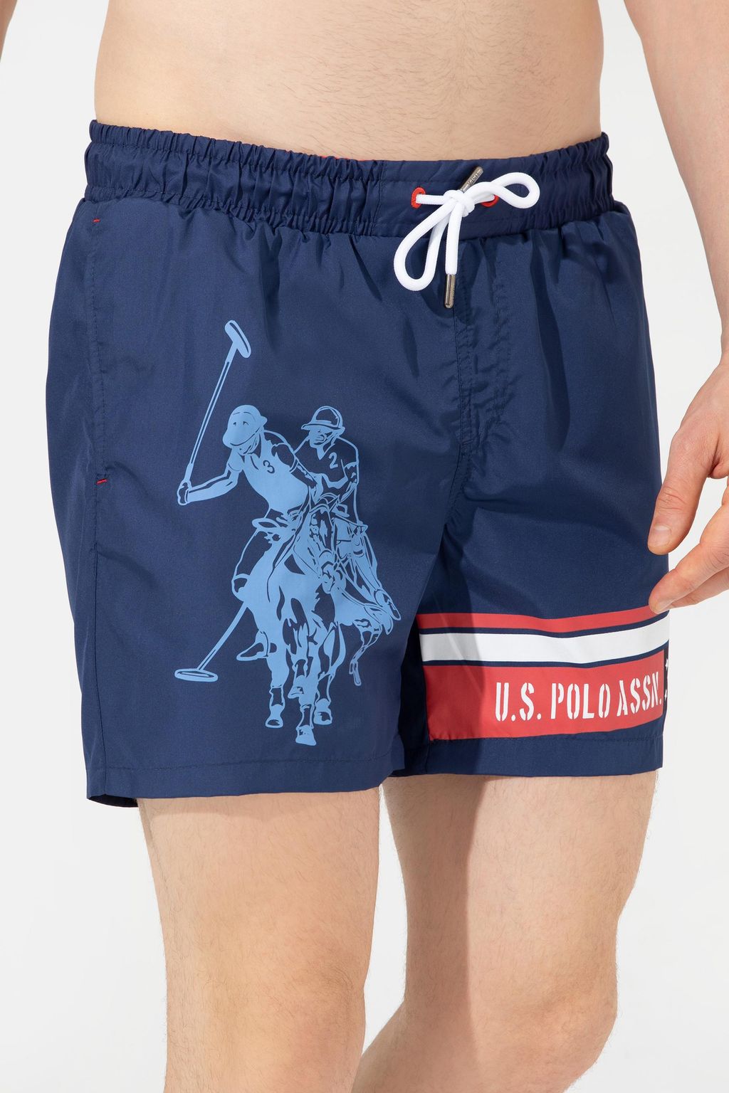 U. S. Polo Assn Мужские темно-синие шорты для плавания - U.s. polo assn фото 3