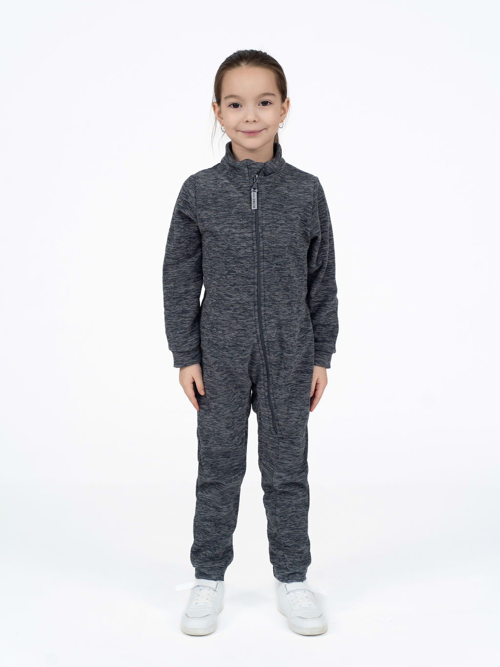 Комбинезон детский флисовый темносерый