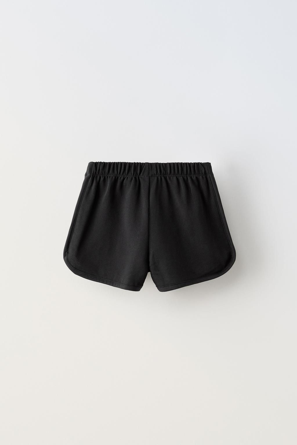 CONTRAST RIBBED BERMUDA SHORTS - Zara фото 4