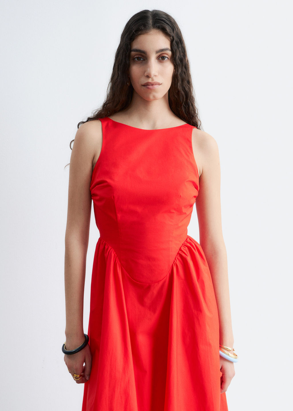 Vestido midi con lazo en la espalda - H&m фото 6
