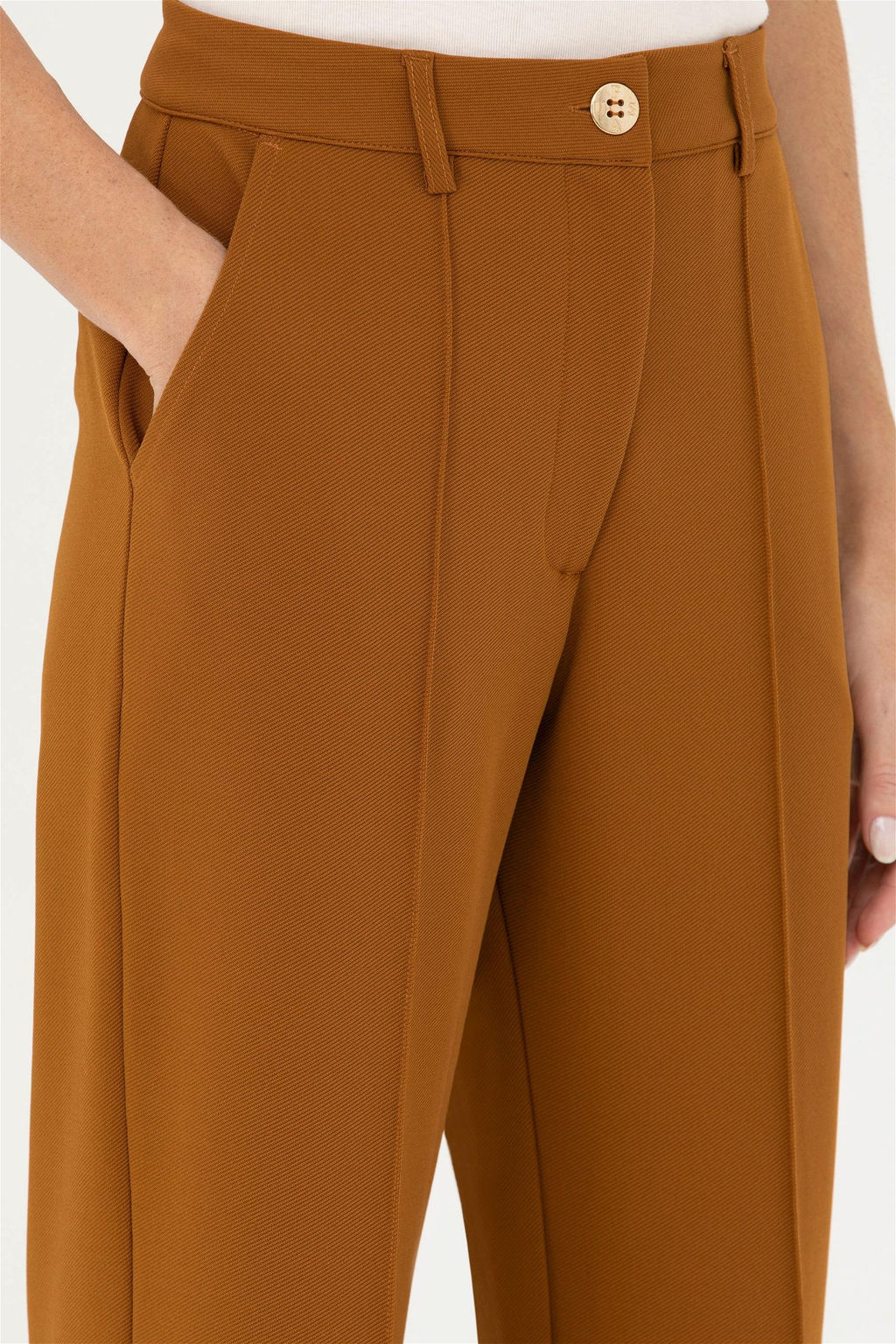 Женские спортивные штаны кокосового цвета - U.s. polo assn фото 5