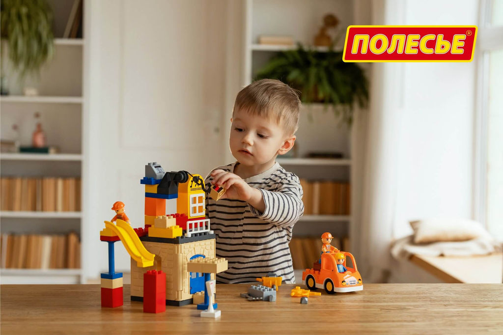 Конструктор Макси - Строительная фирма (66 элементов) (в коробке) - Полесье фото 7