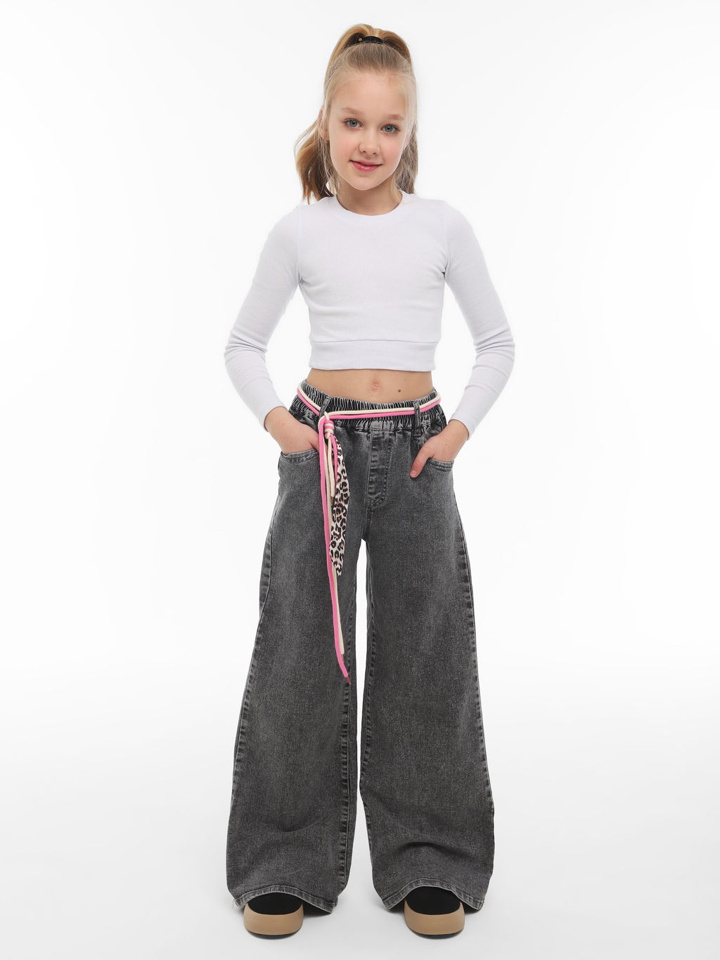 Джинсы-палаццо для девочек
