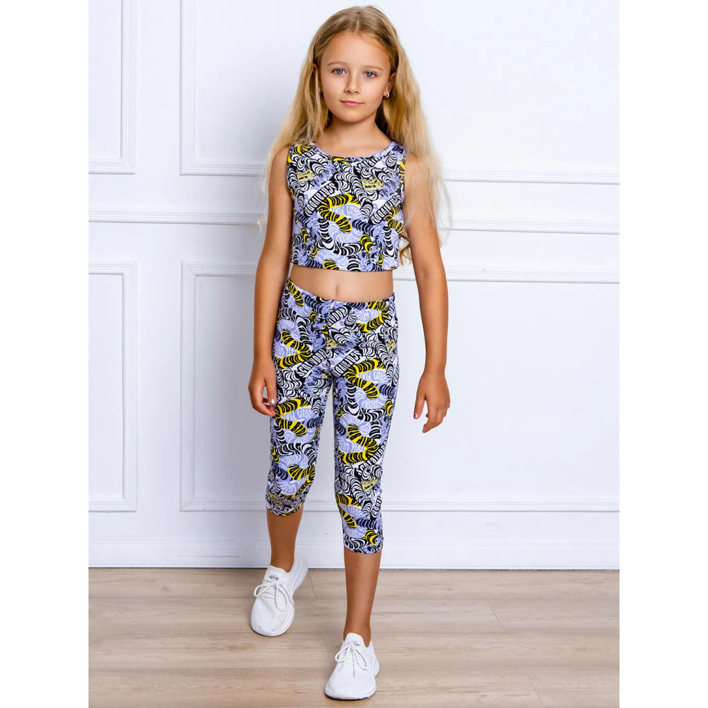 Комплект лосины 3/4 кулирка лайкра 7610104602 - Youlala фото 8