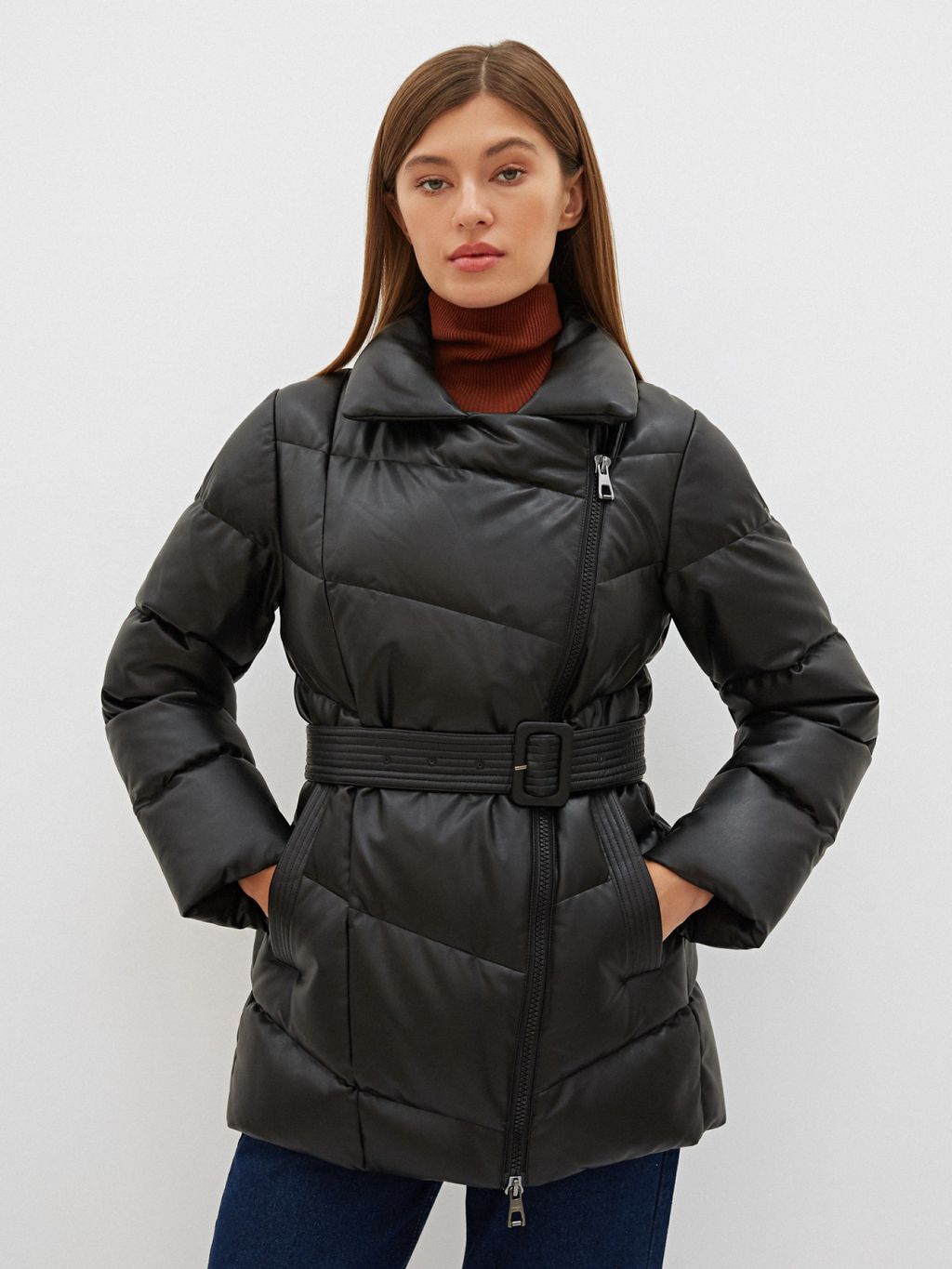 Conso/WDMPF 210527 - nero Пуховое Пальто фото 13