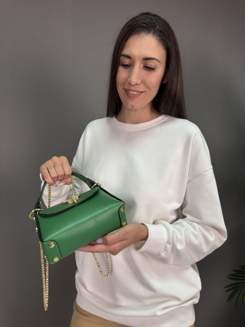 Сумка женская из телячьей кожи