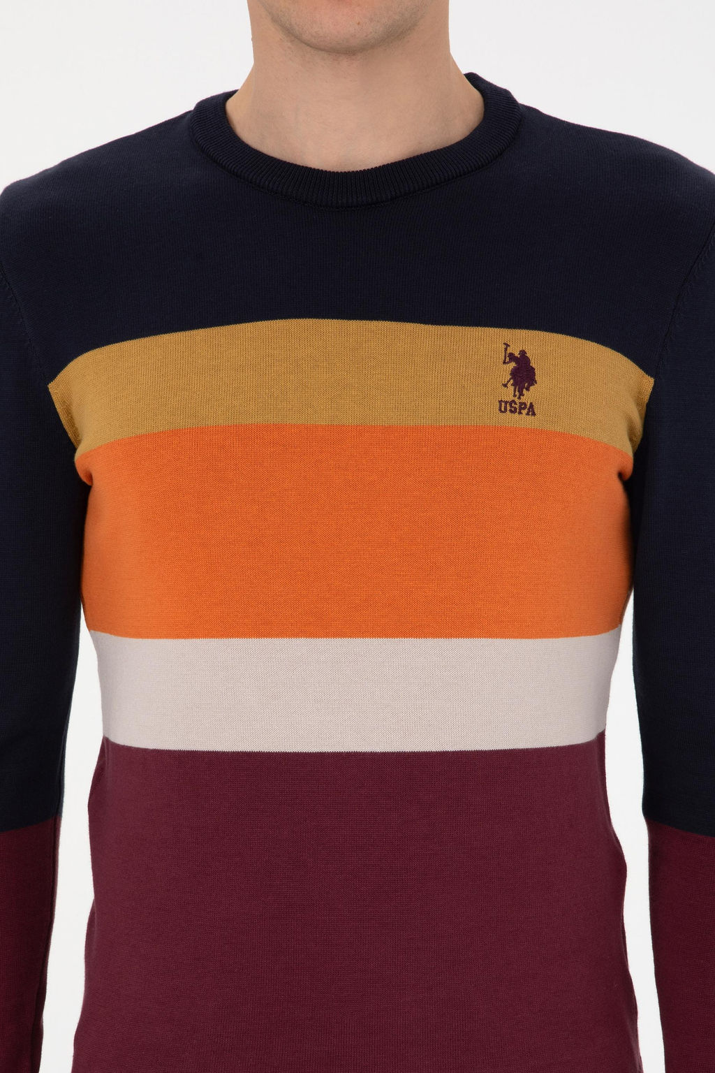 Erkek Lacivert Kazak - U.s. polo assn фото 6