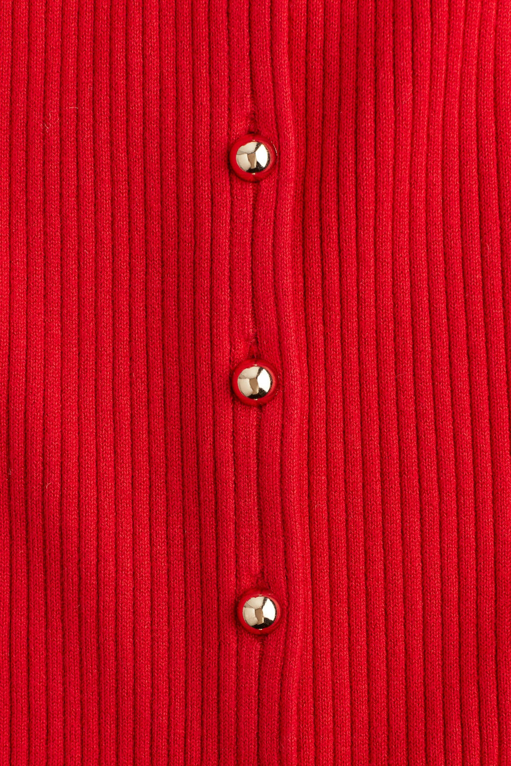 Rib-knit button-front dress - H&m фото 6