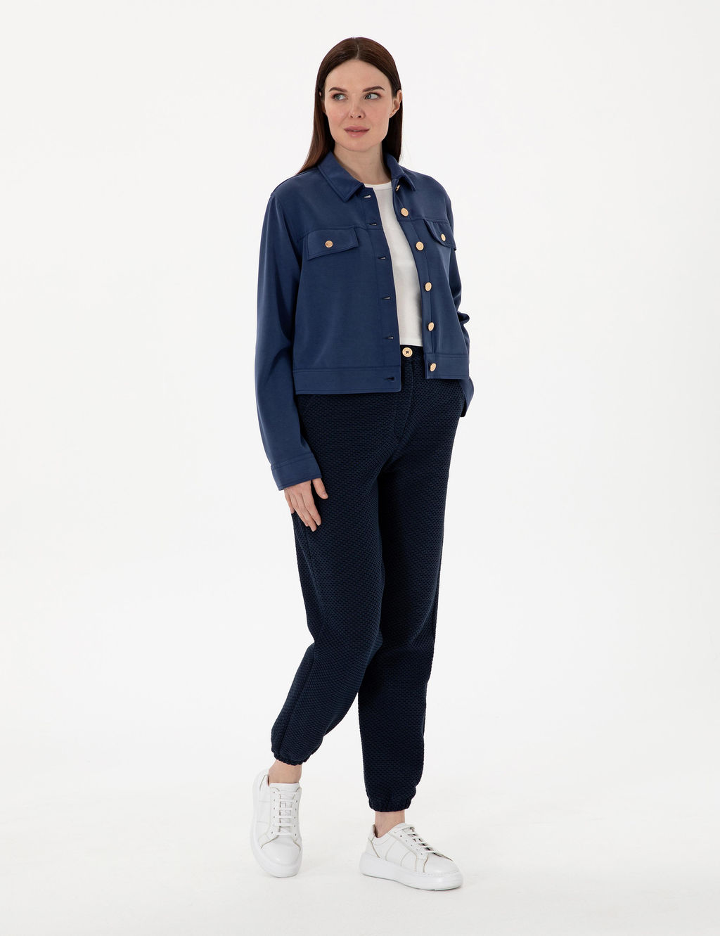 Lacivert Jogger Fit E_ofman Alt_