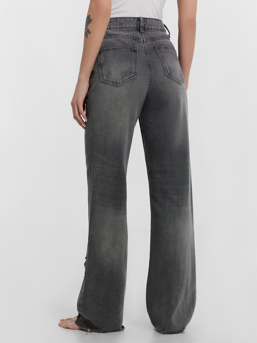 Джинсы женские Mark Formelle из хлопка серые фото 4