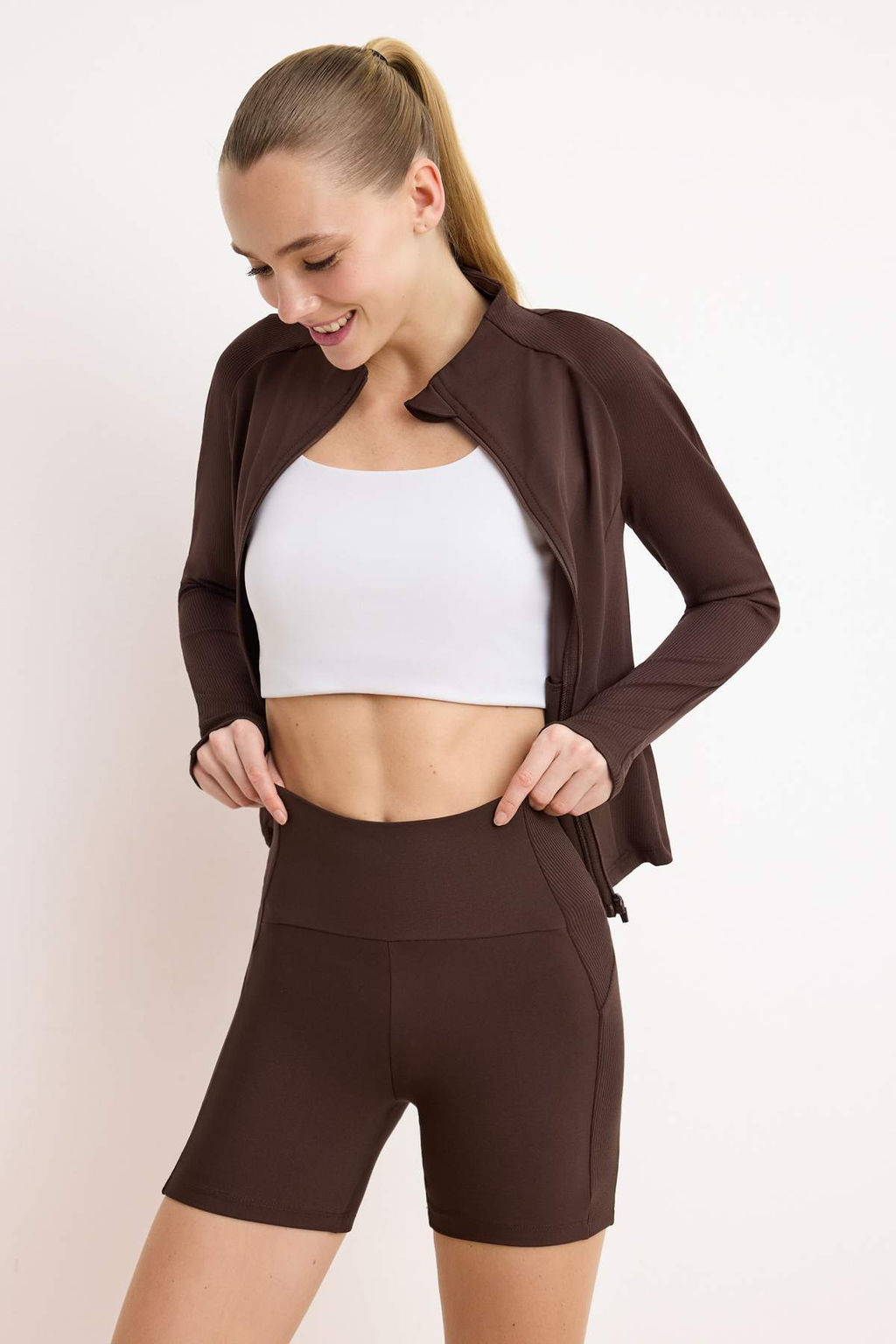 Kahverengi Dalg?c/Scuba Spor Tayt THMSS26TY00008