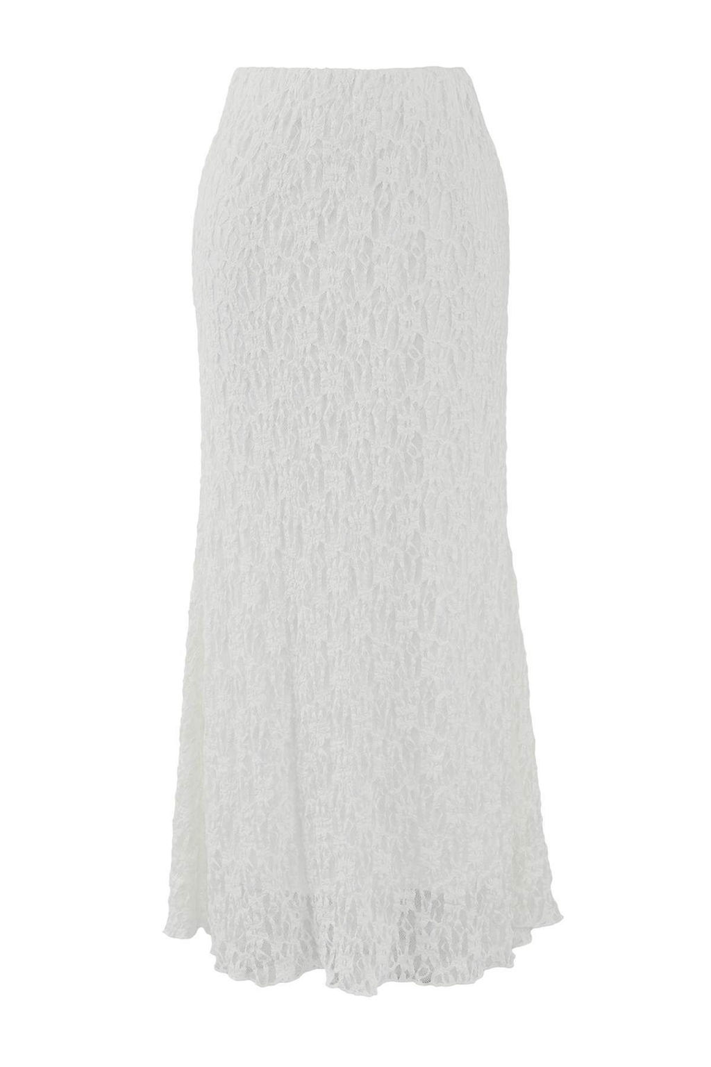 TRENDYOLMILLA Siyah Skater Dantel Midi Esnek Orme Etek TWOSS25ET00149  фото 6