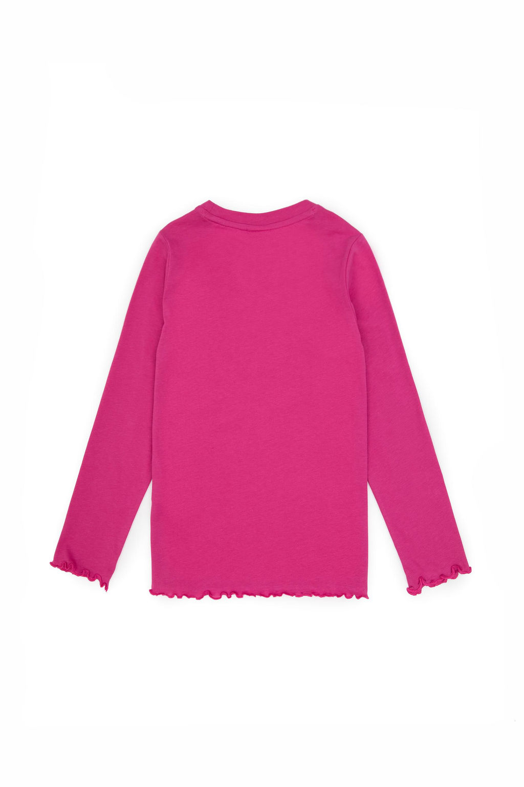 K_z _ocuk Pembe Bisiklet Yaka Basic Sweatshirt Sepette S_rpriz _ndirim - U.s. polo assn фото 2