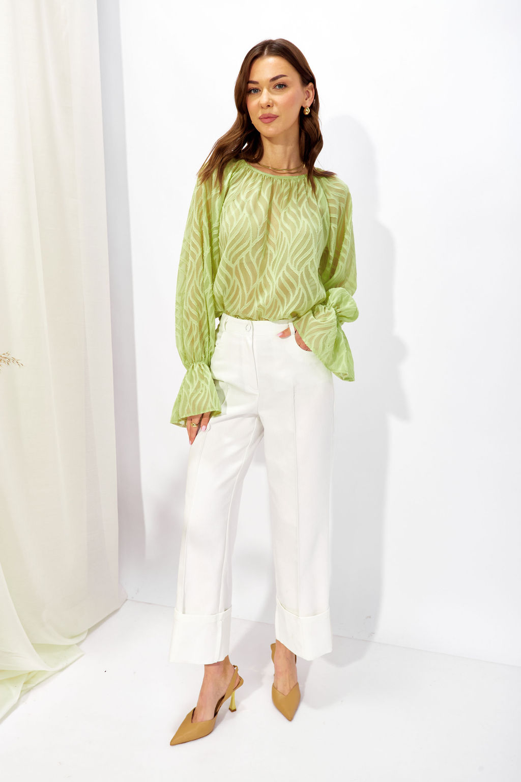 Блуза 4324 (салатовый)