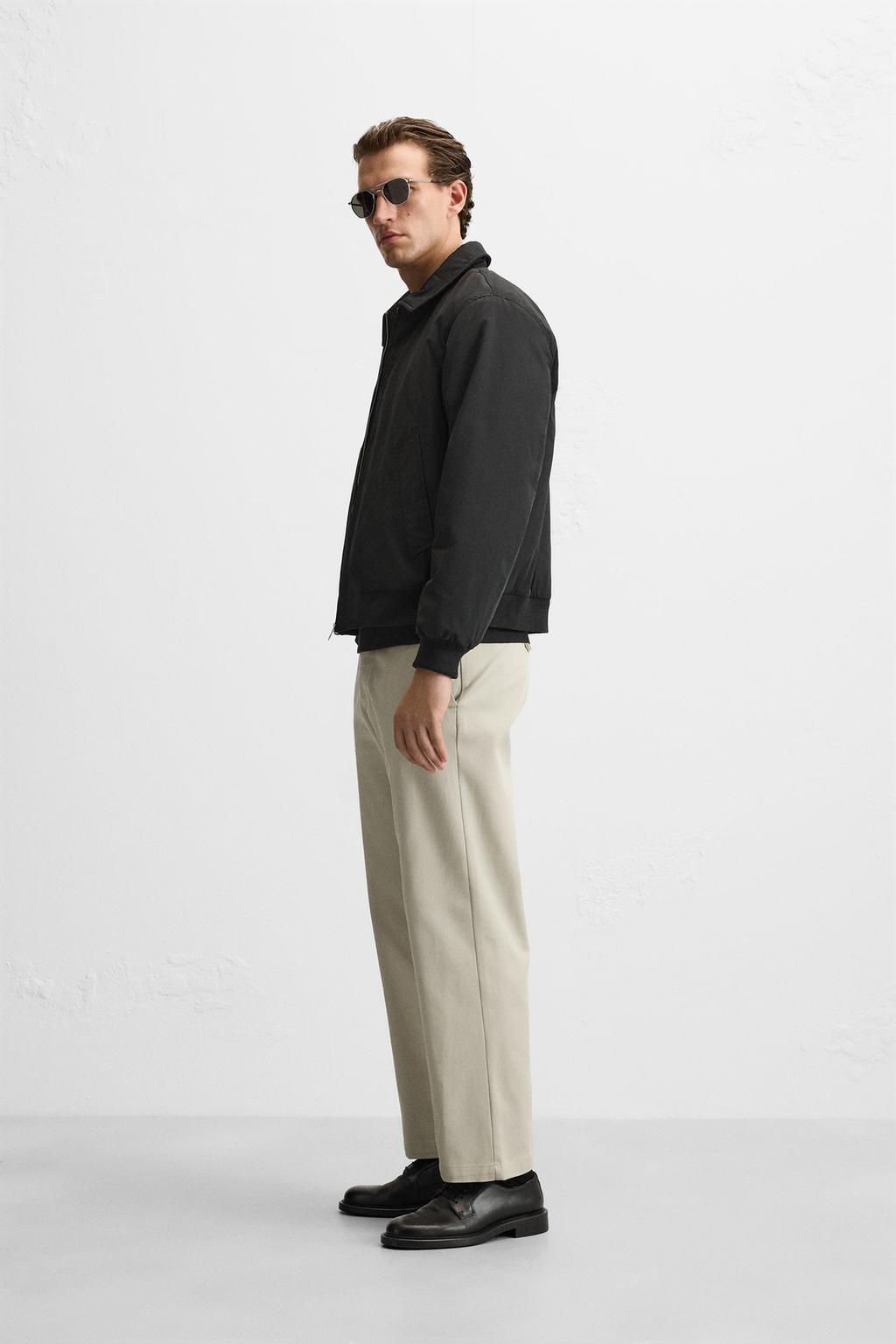 TEXTURED STITCH TROUSERS - Zara фото 4